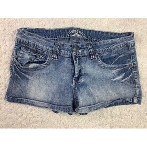 Ellemenno Size 11 Womens Shorts Med Wash Stretch Low Rise